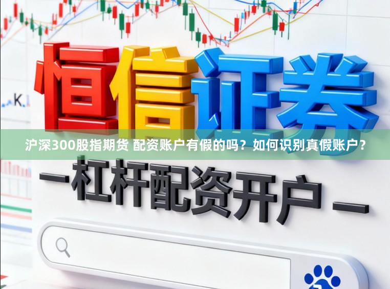 沪深300股指期货 配资账户有假的吗？如何识别真假账户？