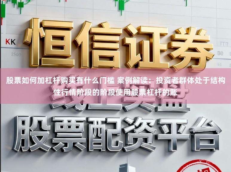 股票如何加杠杆购买有什么门槛 案例解读：投资者群体处于结构性行情阶段的阶段使用股票杠杆的账